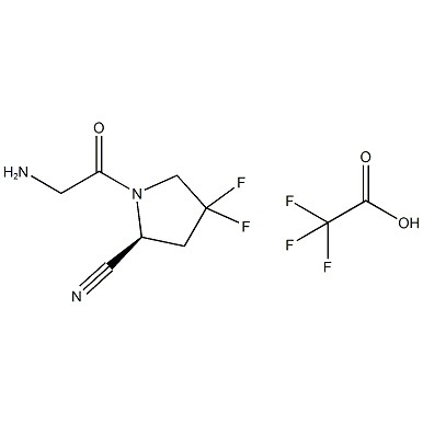 (S)-1-(2-aminoacetil)-4,4-difluoropirolidin-2-karbonitril trifluoroacetat CAS br.:1448440-40-1