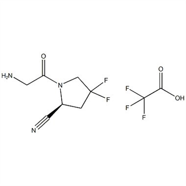 (S)-1-(2-aminoacetil)-4,4-difluoropirolidin-2-karbonitril trifluoroacetat CAS br.:1448440-40-1
