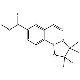 Benzojeva kiselina, 3-formil-4-(4,4,5,5-tetrametil-1,3,2-dioksaborolan-2-il)-, Metilni ester CAS br.: 2271348-22-0
